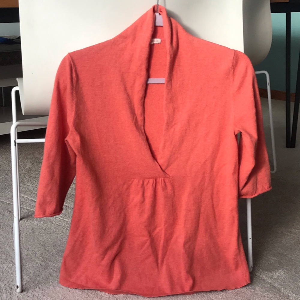 Eileen Fisher cotton/cashmere blend sweater